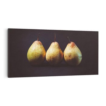 Obraz na płótnie 100x50 - Gruszki - Owocowa Harmonia - gruszki, owowce