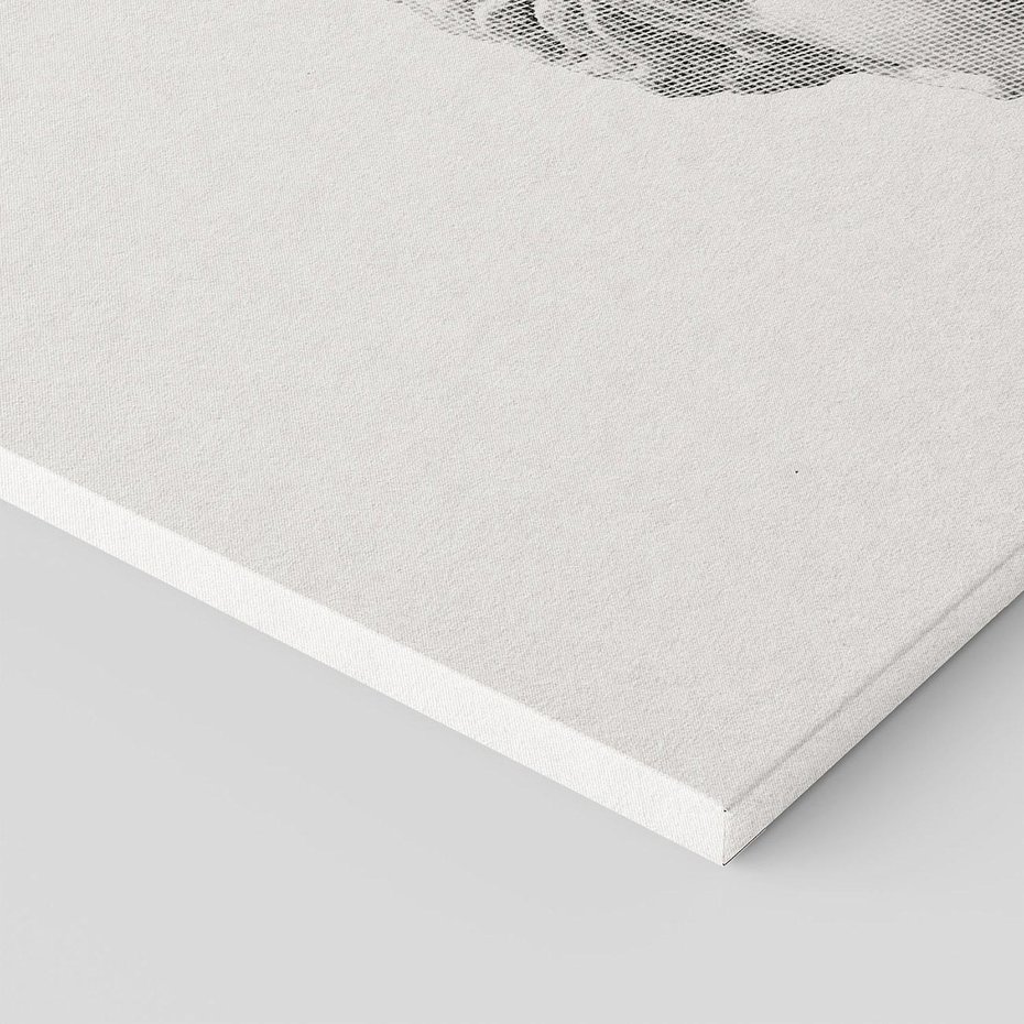 Obraz na płótnie 100x70 - Szarość w Kamieniu - monochromatyczna marmurowa rzeźba, odcienie szarości