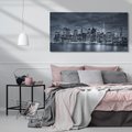 Obraz na płótnie 120x60 - Miejskie Migawki - noc, NY
