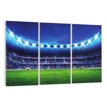 Obraz na płótnie 120x80 - Energia na stadionie - piłka, nożna