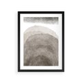 Plakat w ramie 30x40 - Przenikające Kształty - rozmyte cienie, abstrakcja - rama czarna