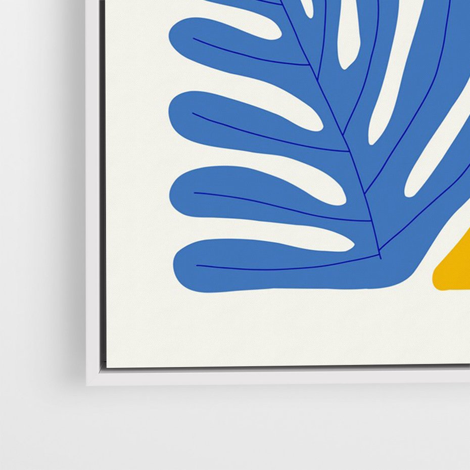 Obraz w ramie 50x70 - Kolorowe Rytmy - kobieca sztuka, abstrakcja - rama biała