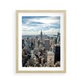 Plakat w ramie 40x50 - Duch Nowego Jorku - Manhattan, Nowy Jork - rama drewno