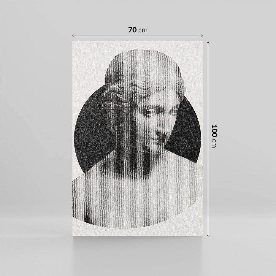 Obraz na płótnie 70x100 - Sztuka Zeszłych Czasów - antyczna rzeźba kobiety, posąg