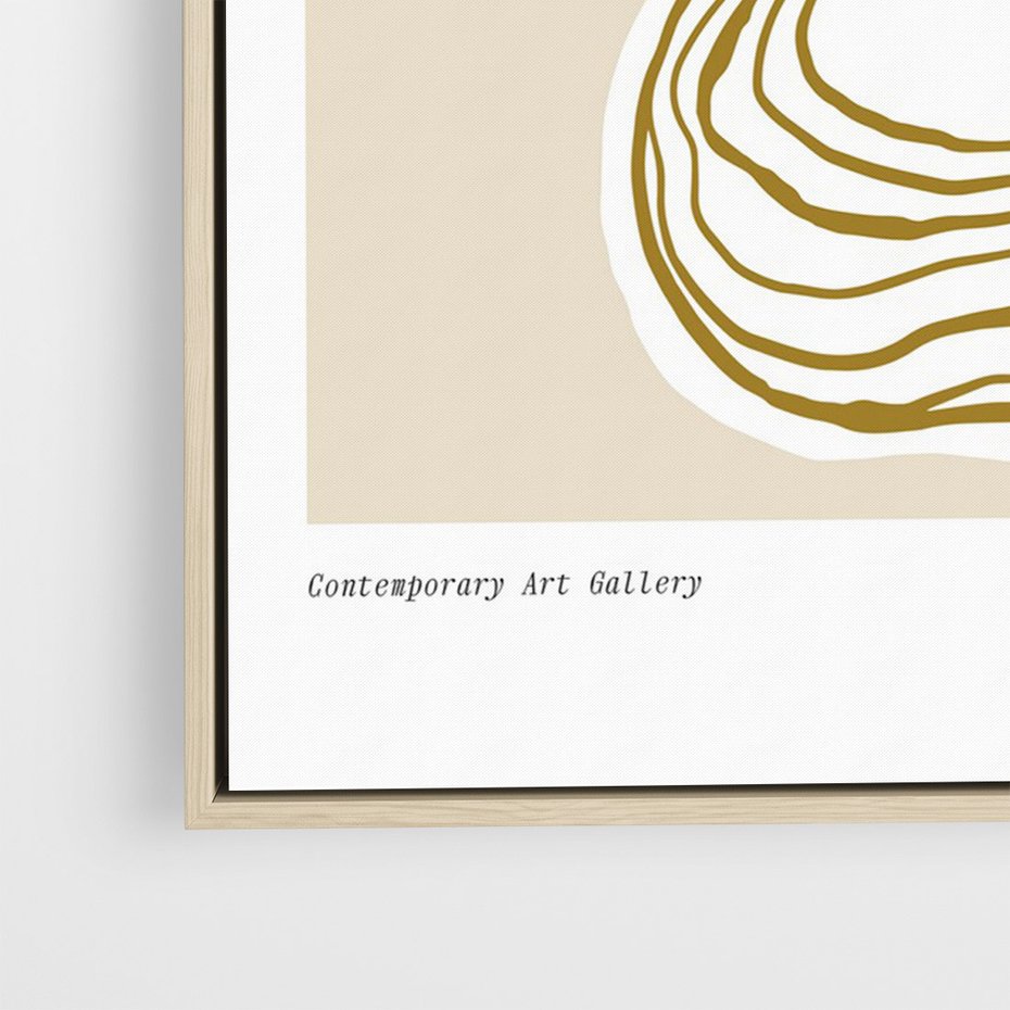 Obraz w ramie 80x120 - Migocące Anomalie - abstrakcyjne liście, kwiaty tropikalne w wazonie - rama drewno