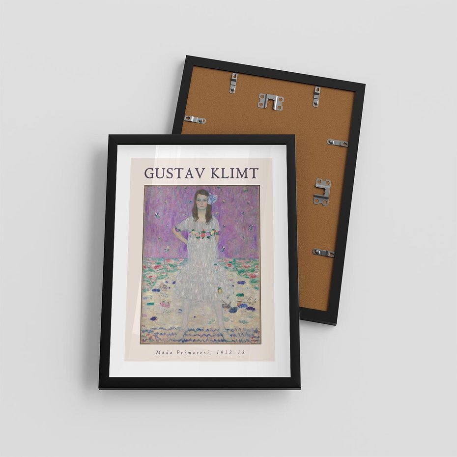 Plakat w ramie 30x40 - Gustav Klimt: Reprodukcja - reprodukcja, gustav klimt - rama czarna