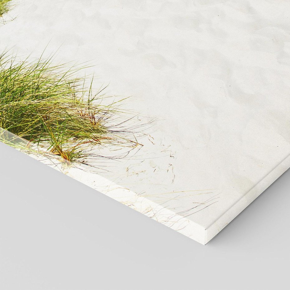 Obraz na płótnie 70x100 - Relaks nad Morskimi Wzgórzami - plaża, wydmy