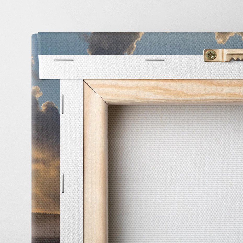 Obraz na płótnie 50x50 - Drzewo w mgle: Piękno jesiennego poranka - drzewo, mgła