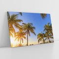 Obraz na płótnie 120x80 - Rajskie palmy w tropikalnym raju - palmy, tropiki