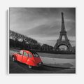 Obraz w ramie 50x50 - Paryż Wieża Eiffla - Paryż, Wieża - rama biała