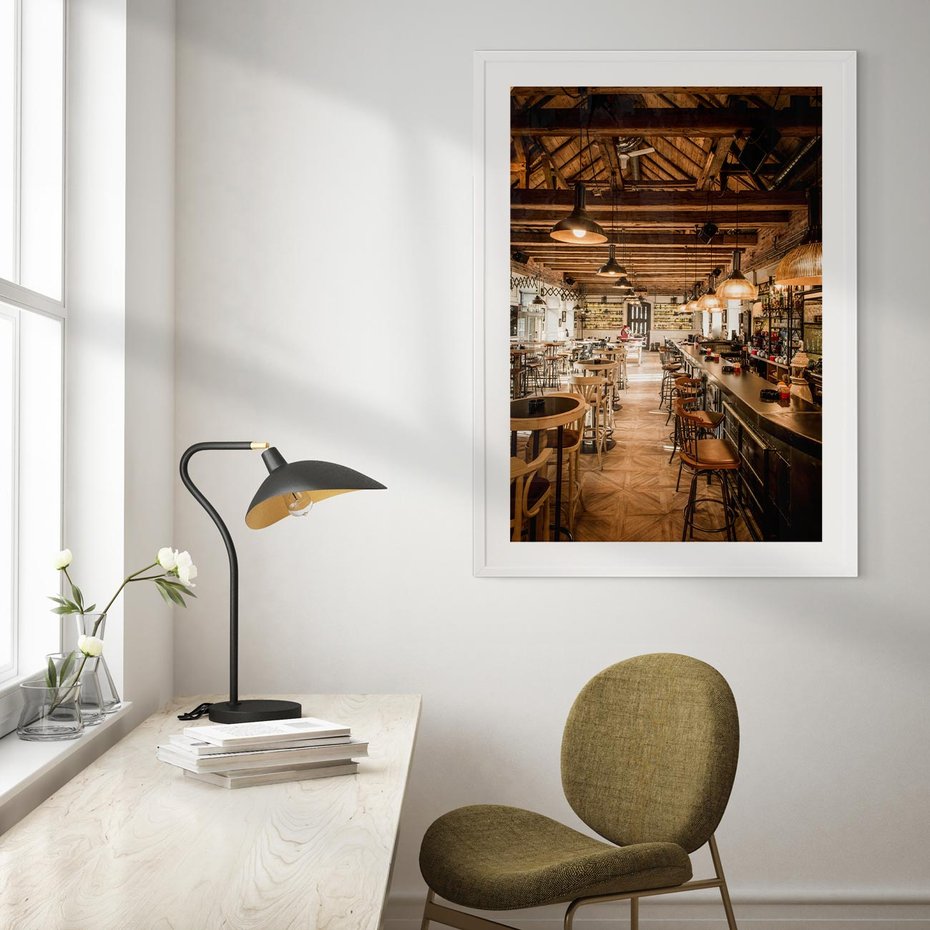 Plakat bez ramy 30x40 - Smak i styl - restauracja, architektura