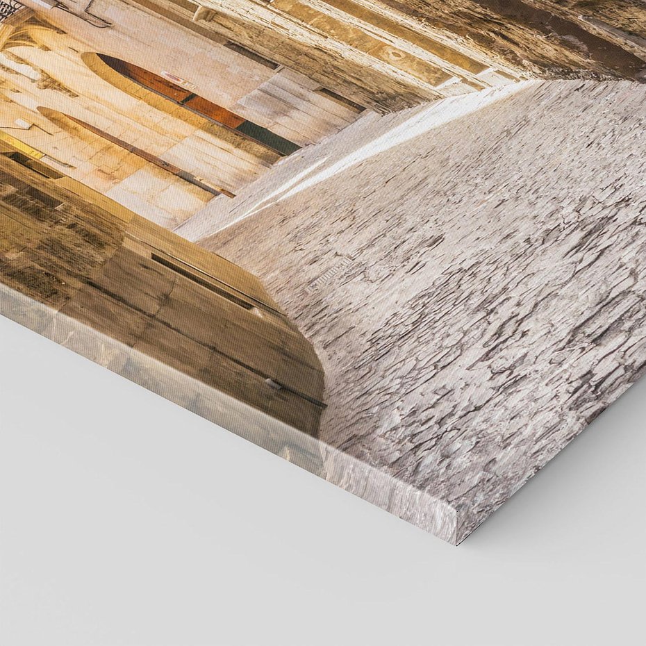 Obraz na płótnie 70x100 - Perspektywa Uliczki - uliczka, perspektywa