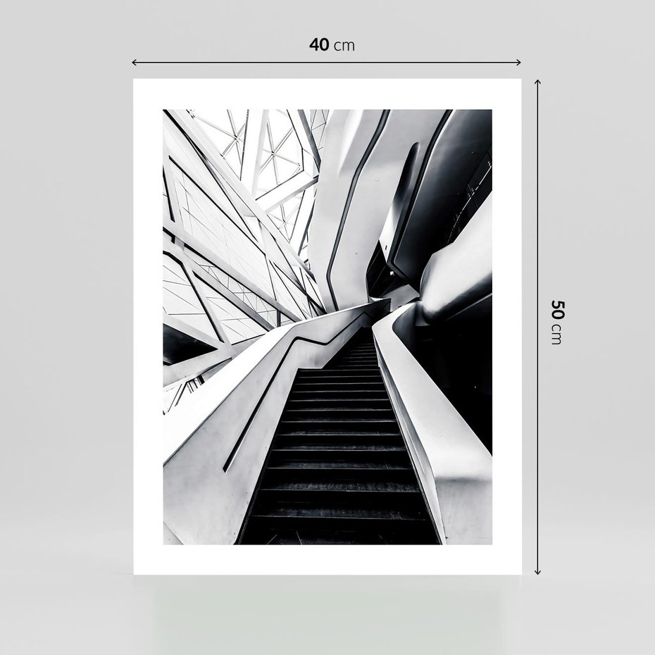 Plakat bez ramy 40x50 - Współczesne Kształty - architektura, nowoczesne formy
