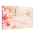 Obraz na płótnie 120x80 - Kwiatowe hafty marzeń - abstrakcja przypominająca kwiaty, róże