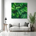 Obraz na płótnie 50x50 - Palma Liście Kwiat - palma, liście