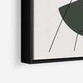 Obraz w ramie 70x100 - Rozkwitająca Opowieść - szkic jedną linią, one lone - rama czarna