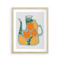 Plakat w ramie 40x50 - Kolorystyczna Ekspresja - czajnik, abstrakcja - rama drewno