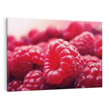 Obraz na płótnie 70x50 - Maliny Soczysta Eksplozja - maliny, owoce