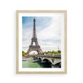 Plakat w ramie 40x50 - Ikona Romantyzmu - Eiffla, Francja - rama drewno