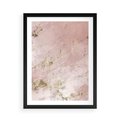 Plakat w ramie 50x70 - Piękno w Szczegółach - marmur, złoto - rama czarna