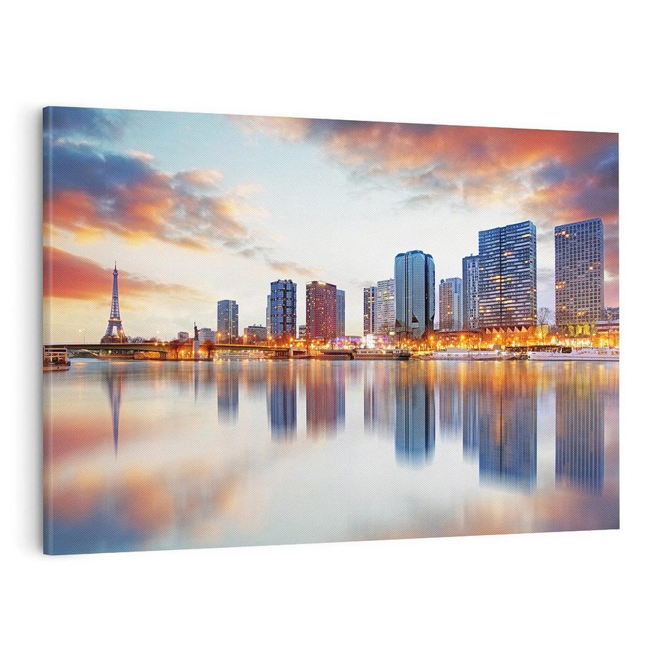 Obraz na płótnie 120x80 - miasto zakochanych - Paryż, Francja