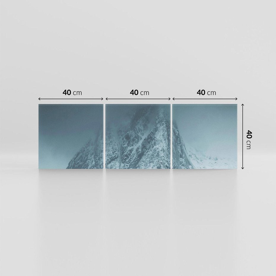 Obraz na płótnie 120x40 - Skandynawski pejzaż - skadynawski, pejzaż