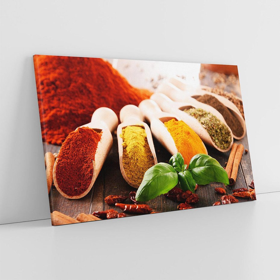 Obraz na płótnie 70x50 - Magia Smaku - przyprawy, azja