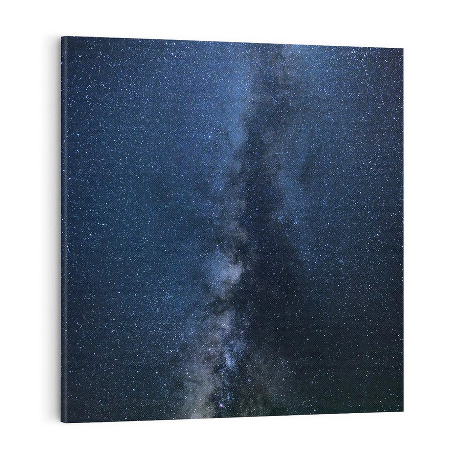 Obraz na płótnie 40x40 - Gwiazdy: magia nocnego nieba - gwiazdy, niebo