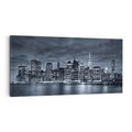 Obraz na płótnie 120x60 - Miejskie Migawki - noc, NY
