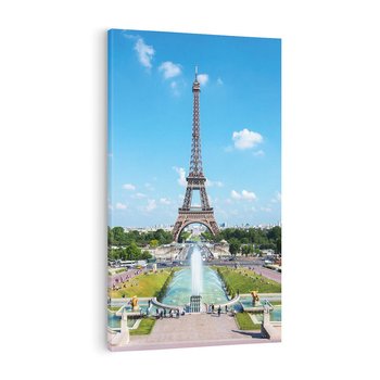 Obraz na płótnie 80x120 - Wieża Eiffla - Eiffla, Paryż