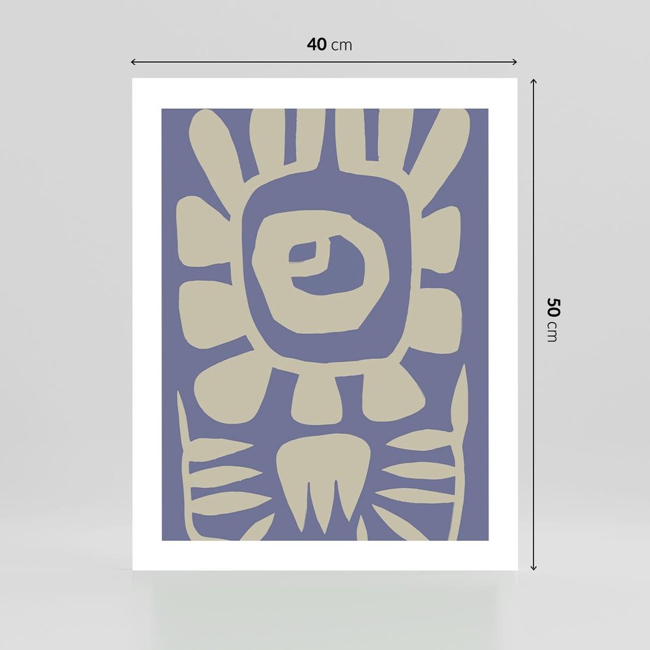 Plakat bez ramy 40x50 - Widok Abstrakcyjny - skandynawski styl, plakat