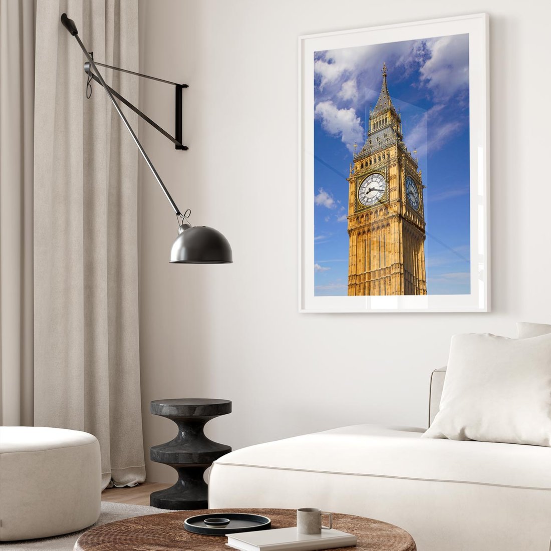 Plakat bez ramy 50x70 - Czasowy Symbol - zegar, Big Ben