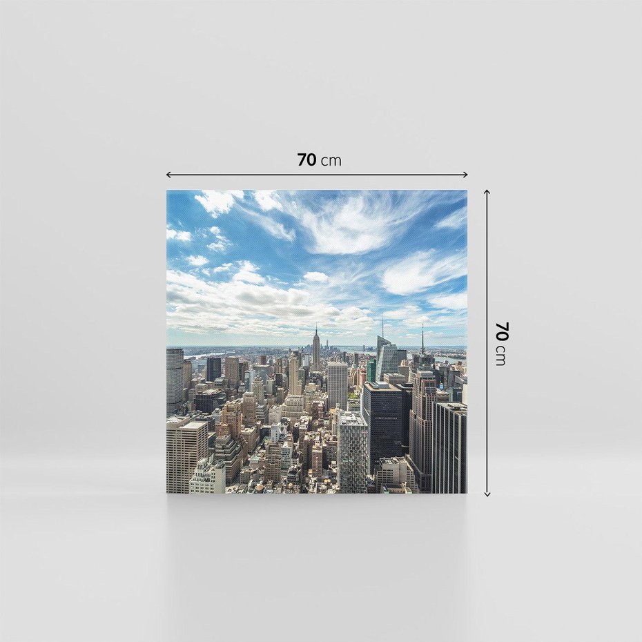 Obraz na płótnie 70x70 - Nowy Jork: Miasto niekończących się możliwości - Nowy York, USA