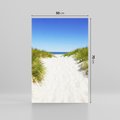 Obraz na płótnie 50x70 - Relaks nad Morskimi Wzgórzami - plaża, wydmy