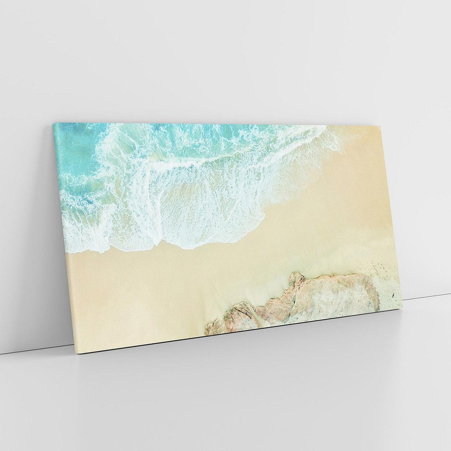 Obraz na płótnie 120x60 - Turkusowe Skrzydła - morze, plaża