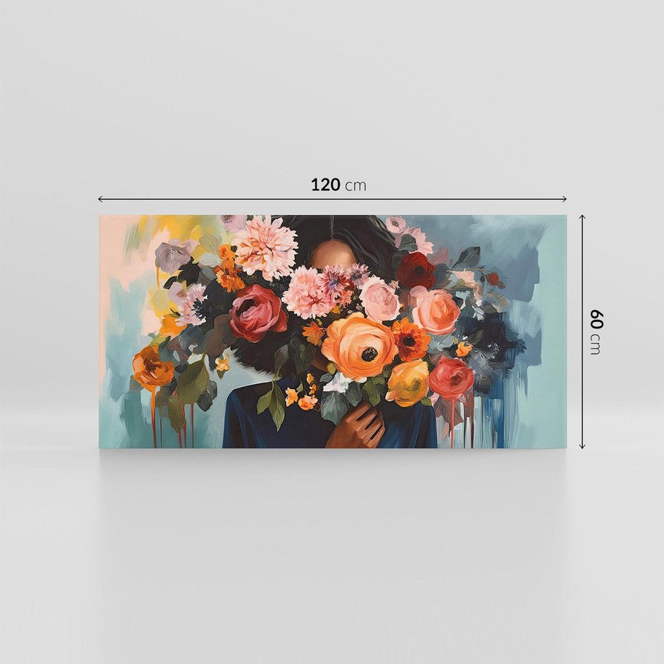 Obraz na płótnie 120x60 - Ukryte Emocje - obraz, akwarela