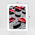 Plakat bez ramy 30x40 - Spa wśród Natury - spa, kamienie