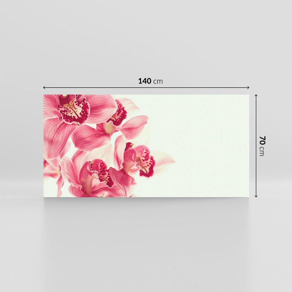 Obraz na płótnie 140x70 - Orchidea - delikatne kwiaty - orchidea, kwiaty