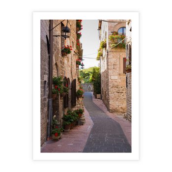 Plakat bez ramy 21x30 - Miłość na Romantycznej Uliczce - romantyczna, uliczka