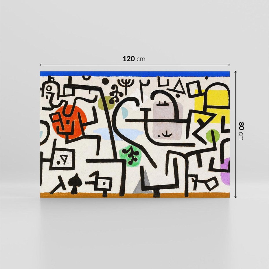 Obraz na płótnie 120x80 - Rich Port 1938, Paul Klee - Reprodukcja - reprodukcja, obraz na płótnie