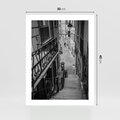 Plakat bez ramy 30x40 - Magiczne spacery - uliczka, perspektywa