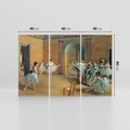 Obraz na płótnie 120x80 - The Dance Foyer at the Opera on the rue Le Peletier (1872), Edgar Degas - Reprodukcja - reprodukcja, obraz na płótnie
