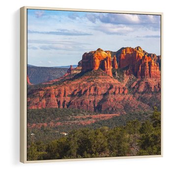 Obraz w ramie 80x80 - Majestatyczny Wielki Kanion - wielki kanion, perspektywa - rama drewno