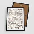 Plakat w ramie 50x70 - Kawa w Stylu Coffee - kawa, coffee - rama czarna