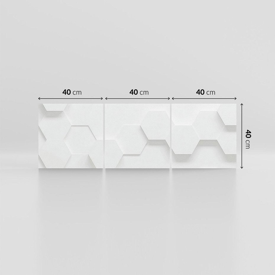 Obraz na płótnie 120x40 - Przestrzenne Zabawy - geometryczne, 3D