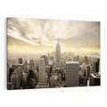 Obraz na płótnie 100x70 - Magia Manhattanu: miasto, które nigdy nie śpi - Manhattan, NY