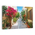 Obraz na płótnie 70x50 - Urok uliczek i miasteczka - Grecja, uliczka