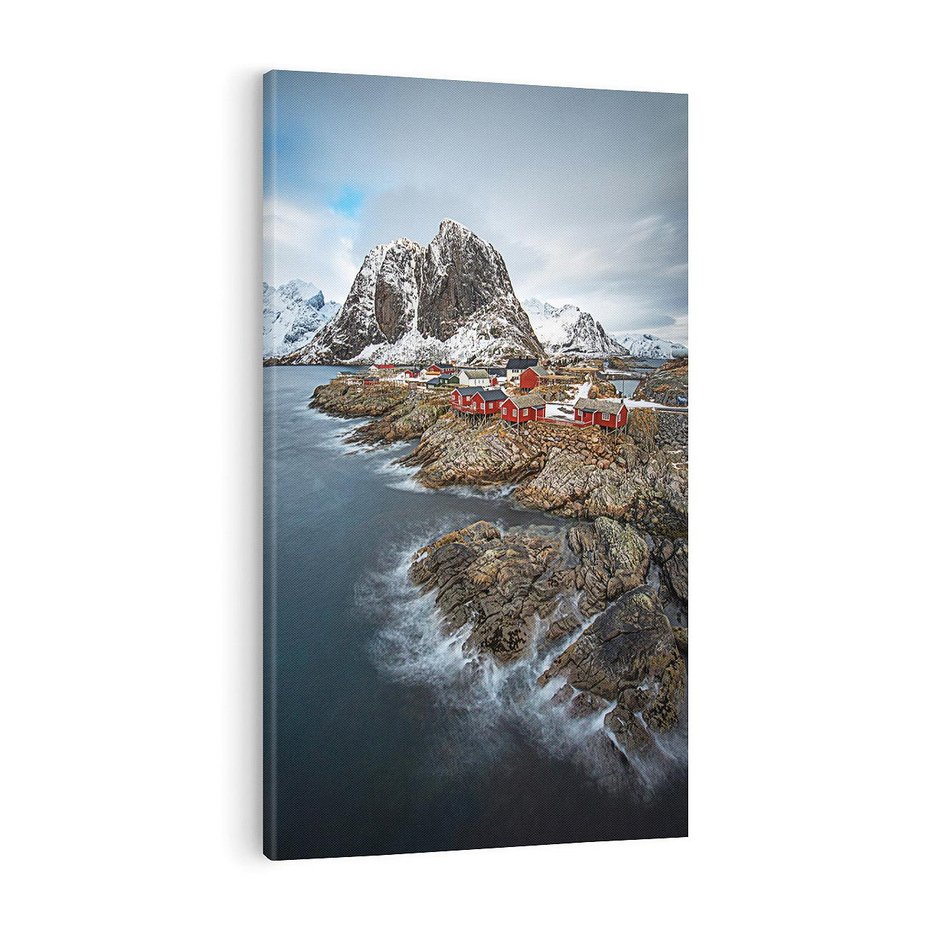 Obraz na płótnie 70x100 - Skandynawia - górska odsłona - Skandynawia, góry