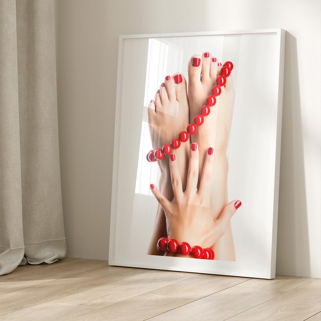 Plakat bez ramy 40x50 - Manicure spa: piękno i relaks - manicure, spa