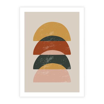 Plakat bez ramy 30x40 - Energetyczne Wzory - nowoczesny plakat, abstrakcyjne kształty